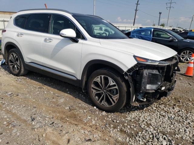 5NMS53AA2KH085171 - 2019 HYUNDAI SANTA FE LIMITED WHITE photo 4