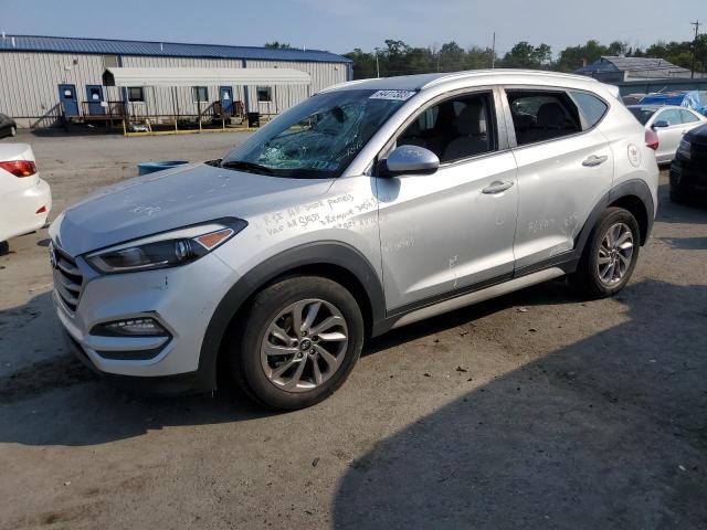 KM8J3CA44JU641916 - 2018 HYUNDAI TUCSON SEL SILVER photo 1