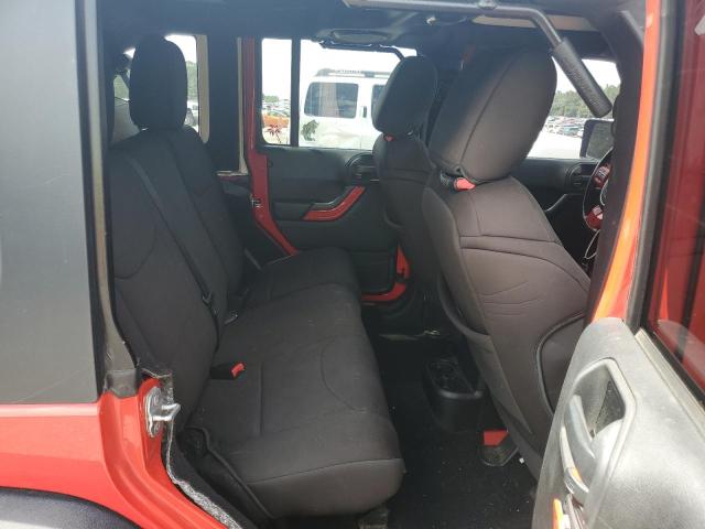 1C4BJWDG6EL327007 - 2014 JEEP WRANGLER U SPORT RED photo 10