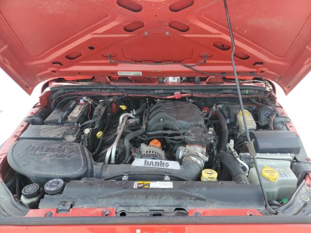 1C4BJWDG6EL327007 - 2014 JEEP WRANGLER U SPORT RED photo 11
