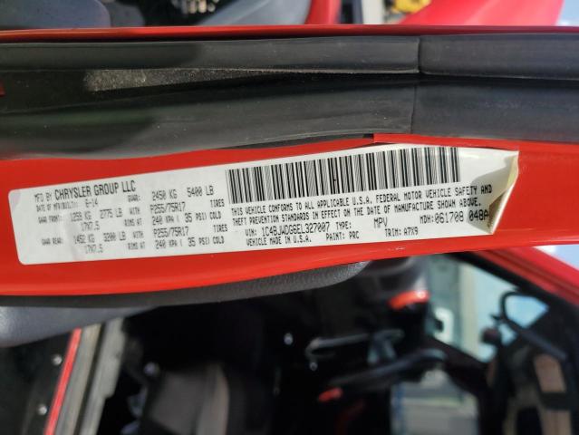 1C4BJWDG6EL327007 - 2014 JEEP WRANGLER U SPORT RED photo 12