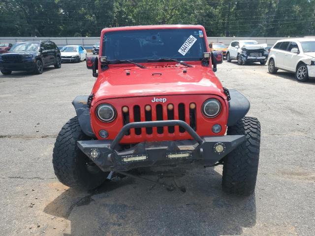 1C4BJWDG6EL327007 - 2014 JEEP WRANGLER U SPORT RED photo 5