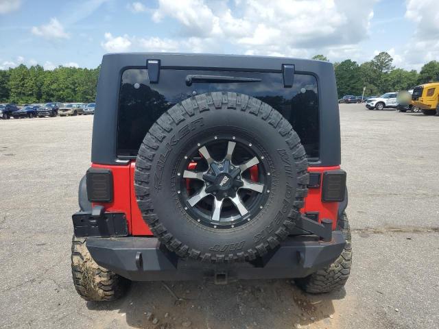 1C4BJWDG6EL327007 - 2014 JEEP WRANGLER U SPORT RED photo 6