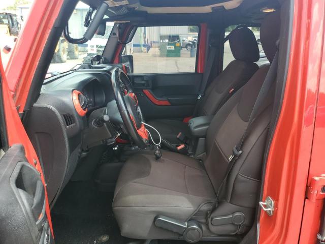 1C4BJWDG6EL327007 - 2014 JEEP WRANGLER U SPORT RED photo 7