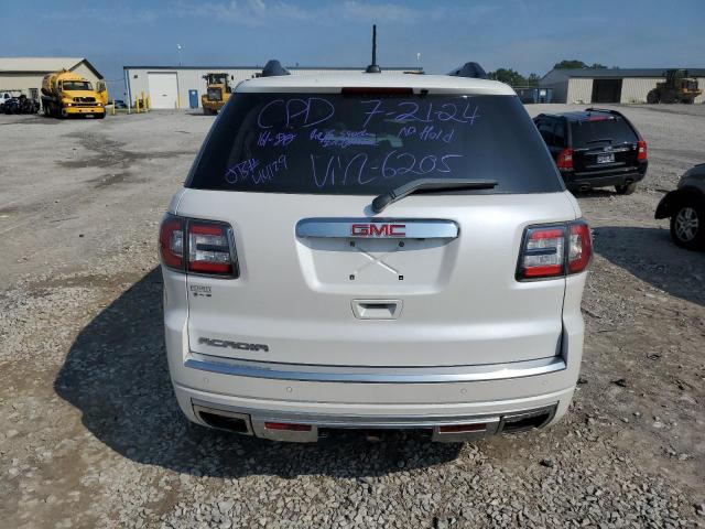 1GKKRTKD7GJ266205 - 2016 GMC ACADIA DENALI WHITE photo 6