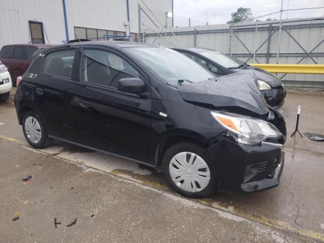 ML32AUHJXMH012886 - 2021 MITSUBISHI MIRAGE ES BLACK photo 4