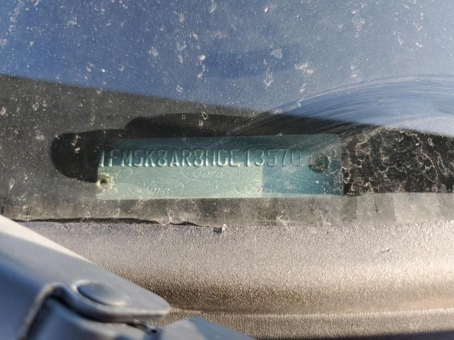 1FM5K8AR8HGE13570 - 2017 FORD EXPLORER POLICE INTERCEPTOR ვერცხლისფერი ფოტო 13