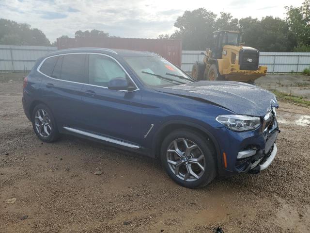 5UXTY3C05LLU72294 - 2020 BMW X3 SDRIVE30I BLUE photo 4