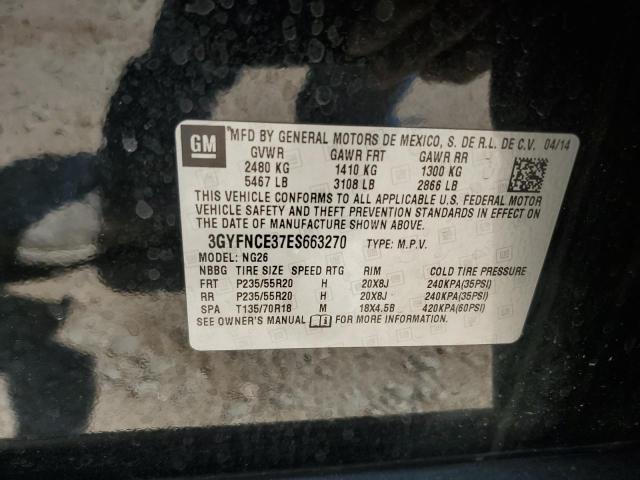 3GYFNCE37ES663270 - 2014 CADILLAC SRX PERFORMANCE COLLECTION Қара фото 12