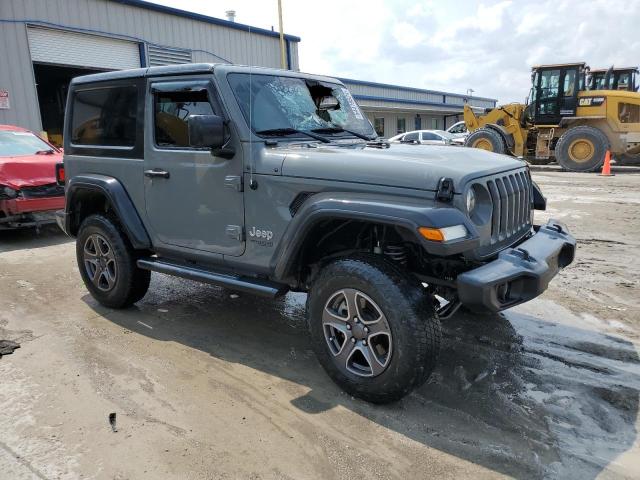 1C4GJXANXJW296156 - 2018 JEEP WRANGLER SPORT GRAY photo 4