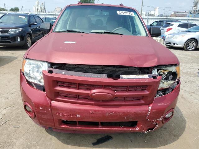 1FMCU4K30CKA84891 - 2012 FORD ESCAPE HYBRID RED photo 5