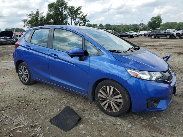 3HGGK5H86FM734617 - 2015 HONDA FIT EX BLUE photo 4