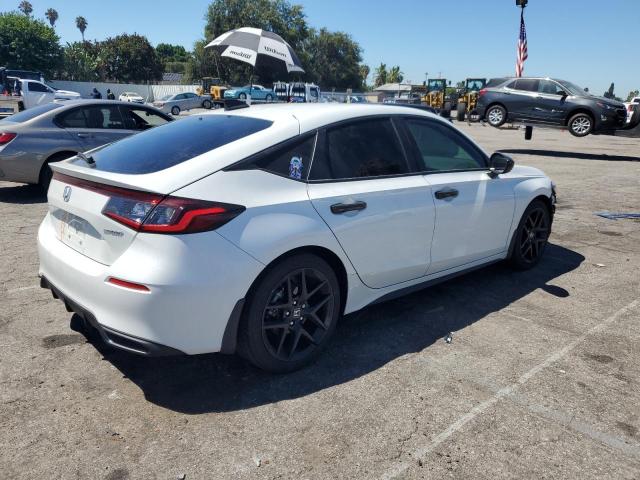 19XFL2H81NE002281 - 2022 HONDA CIVIC SPORT WHITE photo 3