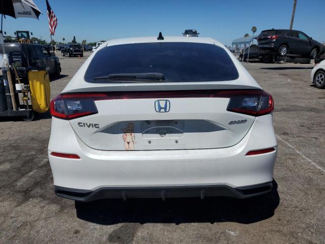 19XFL2H81NE002281 - 2022 HONDA CIVIC SPORT WHITE photo 6