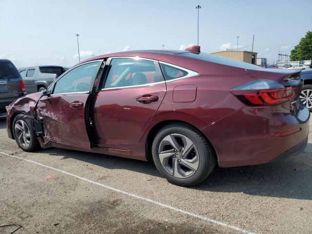 19XZE4F52KE006072 - 2019 HONDA INSIGHT EX BURGUNDY photo 2