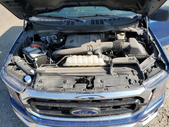 1FTFW1E80PKF30321 - 2023 FORD F150 SUPERCREW BLUE photo 11