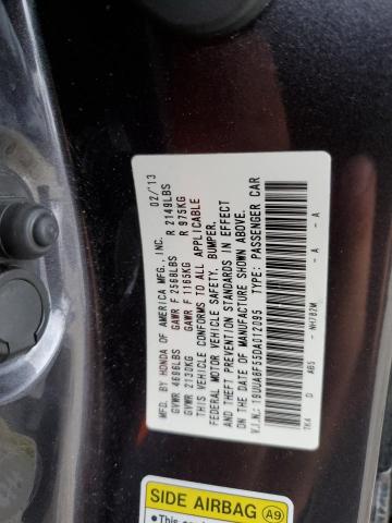 19UUA8F55DA012095 - 2013 ACURA TL TECH GRAY photo 12