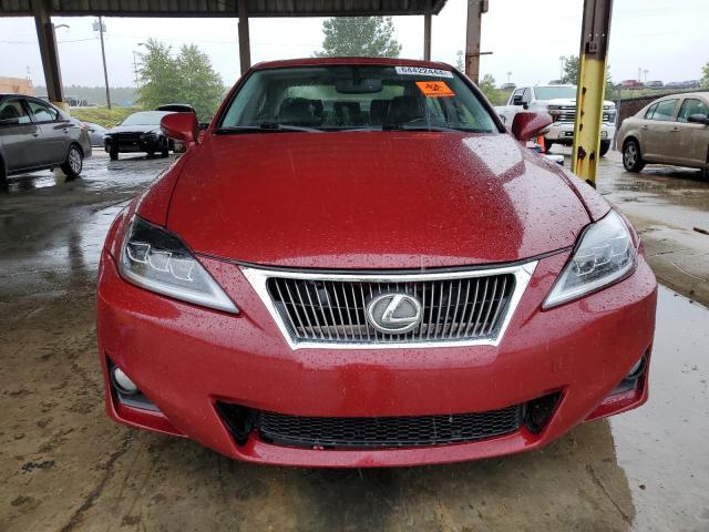 JTHBF5C26C5176185 - 2012 LEXUS IS 250 RED photo 5