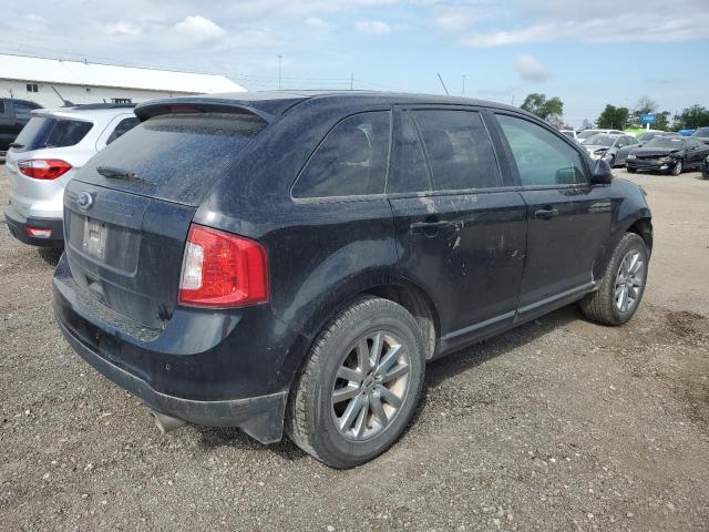 2FMDK4JC5DBC58364 - 2013 FORD EDGE SEL BLACK photo 3