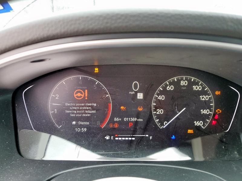 19XFL1H73RE020434 - 2024 HONDA CIVIC EXL CHARCOAL photo 9