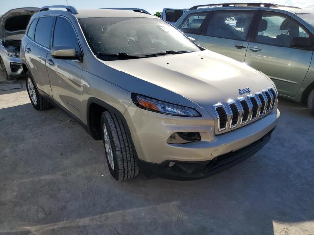 1C4PJLCB8FW517580 - 2015 JEEP CHEROKEE LATITUDE TAN photo 1