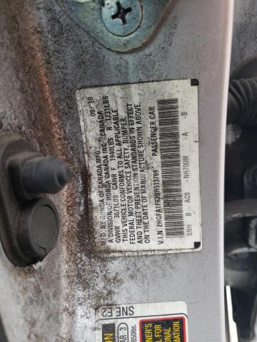 2HGFA1F67BH513769 - 2011 HONDA CIVIC LX-S 银色 照片 13