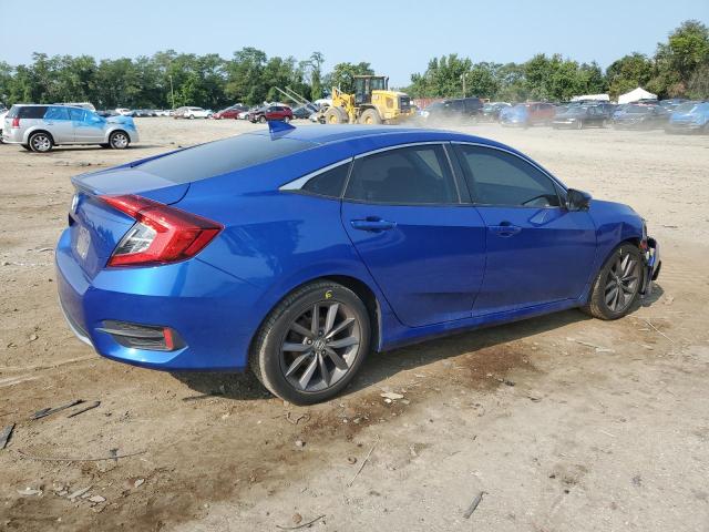 19XFC1F35LE216124 - 2020 HONDA CIVIC EX BLUE photo 3