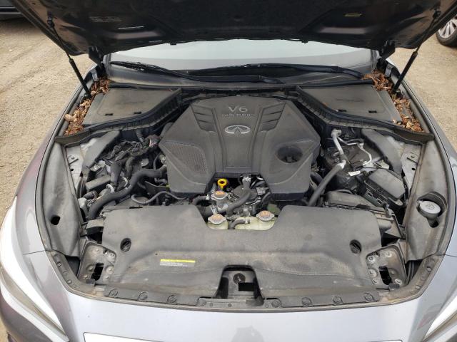 JN1EV7AR6KM551495 - 2019 INFINITI Q50 LUXE Сұр фото 11