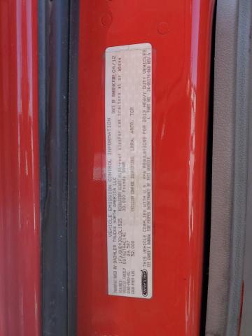 1FUJGHDV3DLBL1525 - 2013 FREIGHTLINER CASCADIA 1 RED photo 10