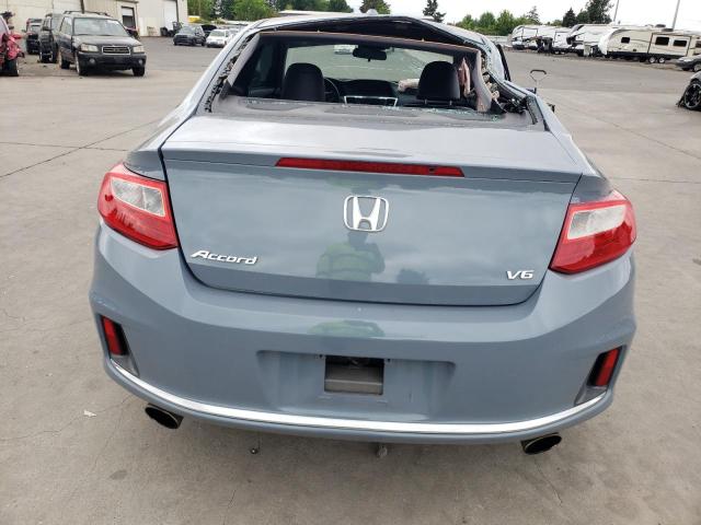 1HGCT2B82DA001753 - 2013 HONDA ACCORD EXL ნაცრისფერი ფოტო 6