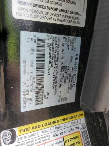 5LMFU28538LJ09324 - 2008 LINCOLN NAVIGATOR BLACK photo 12