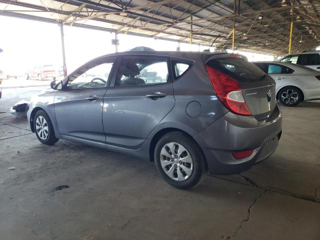 KMHCT5AE7FU213634 - 2015 HYUNDAI ACCENT GS GRAY photo 2