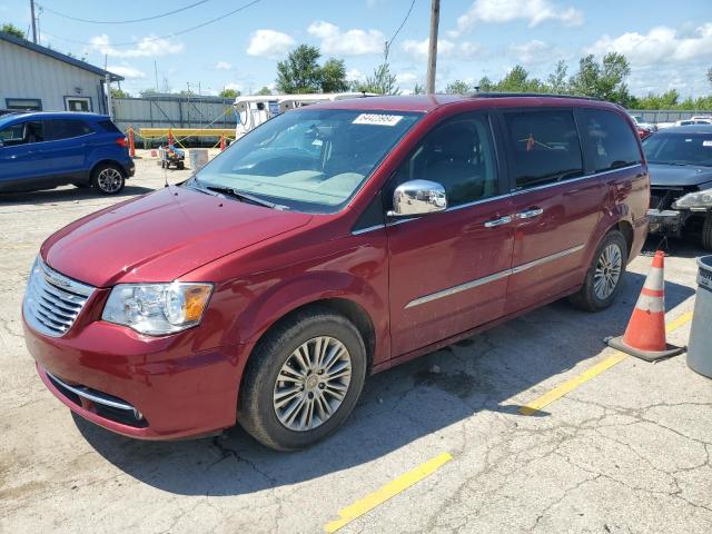 2C4RC1CG2DR737340 - 2013 CHRYSLER TOWN & COU TOURING L RED photo 1