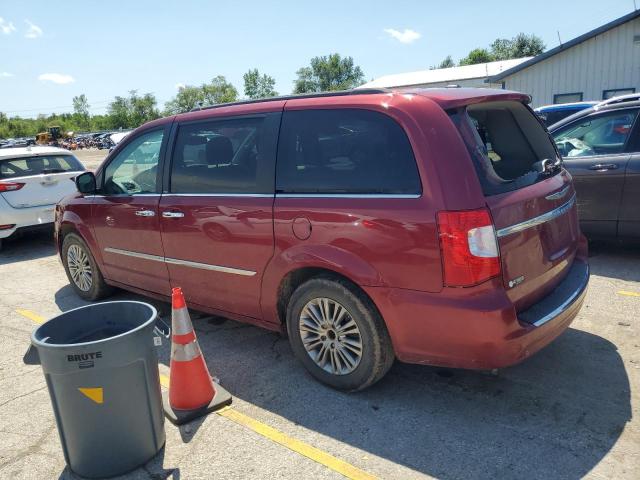 2C4RC1CG2DR737340 - 2013 CHRYSLER TOWN & COU TOURING L RED photo 2