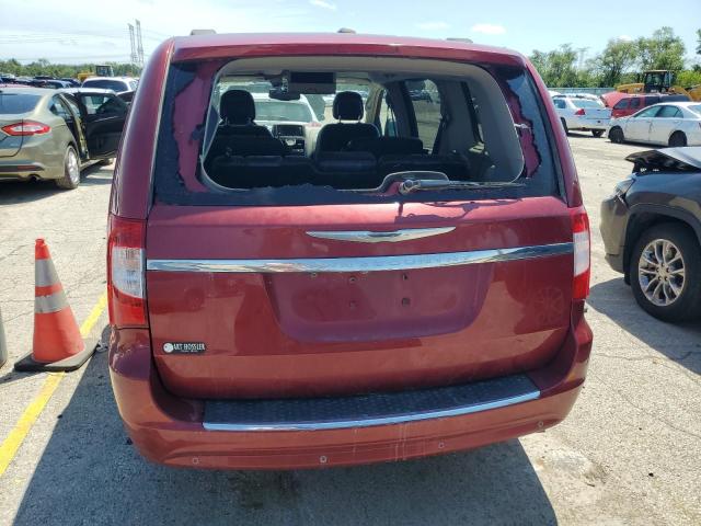 2C4RC1CG2DR737340 - 2013 CHRYSLER TOWN & COU TOURING L RED photo 6