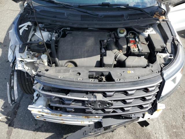1FM5K8D89HGB18321 - 2017 FORD EXPLORER XLT WHITE photo 12