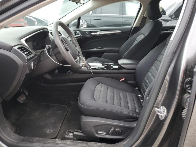 3FA6P0H76GR359537 - 2016 FORD FUSION SE GRAY photo 7