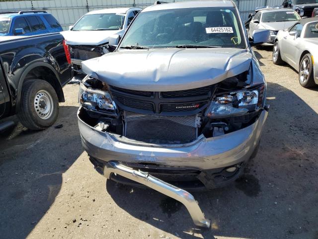 3C4PDCGG4FT608557 - 2015 DODGE JOURNEY CROSSROAD GRAY photo 9