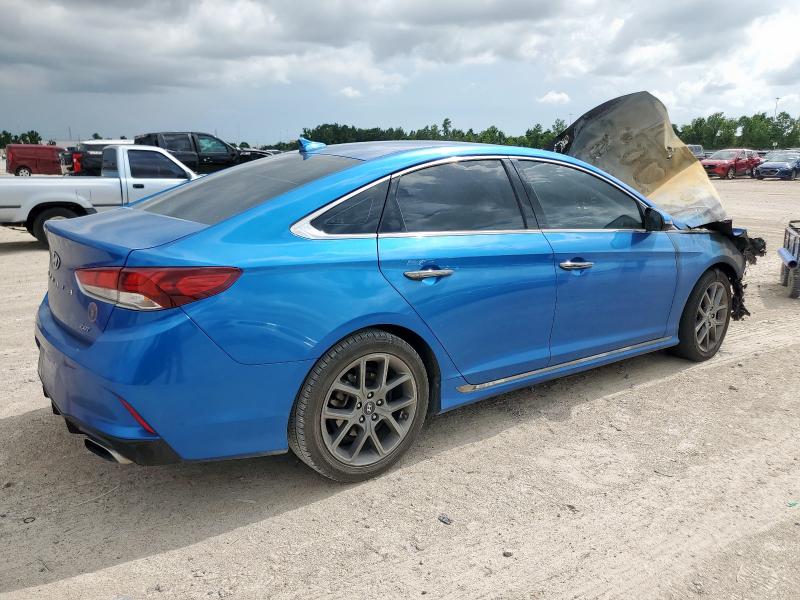 5NPE34AB4JH668523 - 2018 HYUNDAI SONATA SPORT Mavi fotoğraf 3