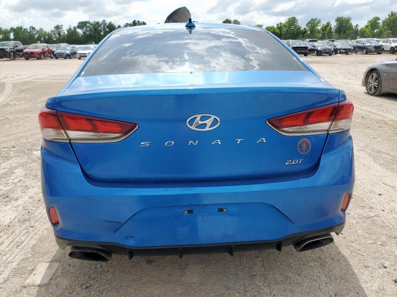 5NPE34AB4JH668523 - 2018 HYUNDAI SONATA SPORT Mavi fotoğraf 6