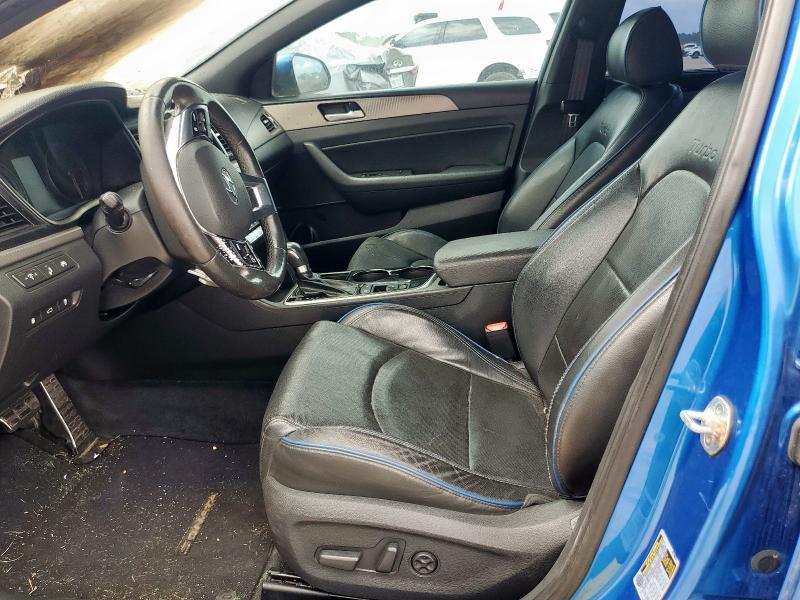 5NPE34AB4JH668523 - 2018 HYUNDAI SONATA SPORT Mavi fotoğraf 7