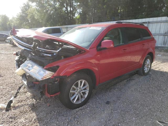 3C4PDCBG7DT614194 - 2013 DODGE JOURNEY SXT RED photo 1