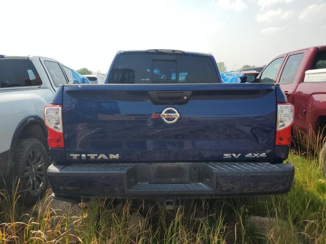 1N6AA1ED4LN507474 - 2020 NISSAN TITAN SV BLUE photo 6