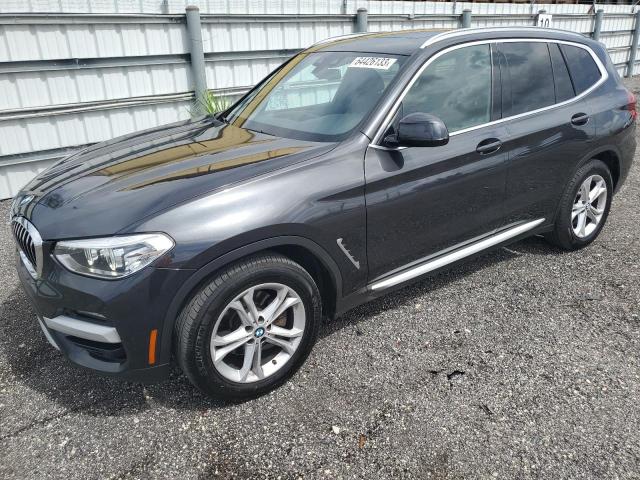 5UXTY5C06M9H84816 - 2021 BMW X3 XDRIVE30I BLACK photo 1