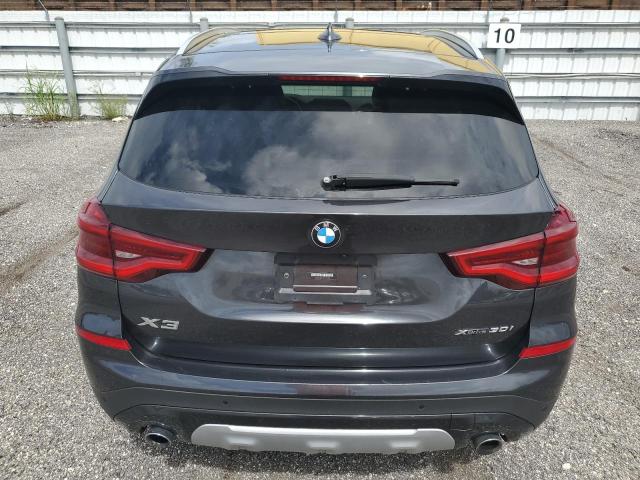 5UXTY5C06M9H84816 - 2021 BMW X3 XDRIVE30I BLACK photo 6