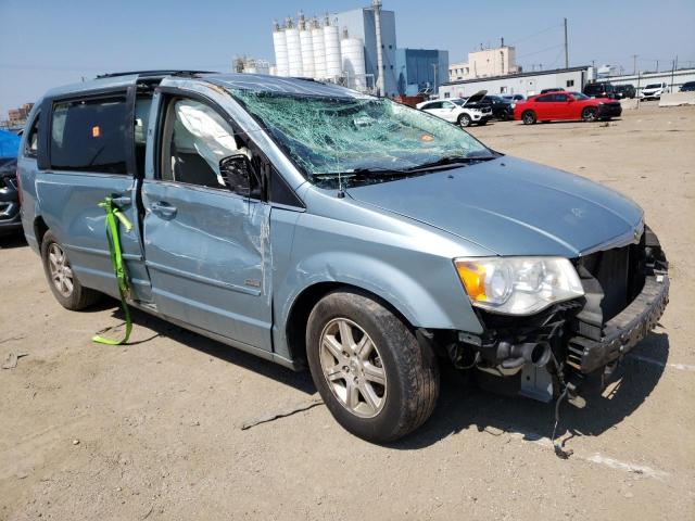 2A8HR54P08R769718 - 2008 CHRYSLER TOWN & COU TOURING BLUE photo 4