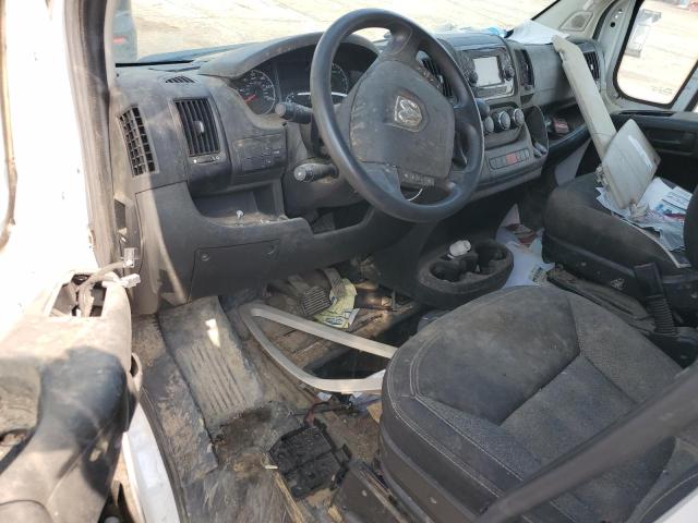 3C6TRVDGXJE115390 - 2018 RAM PROMASTER 2500 HIGH WHITE photo 8