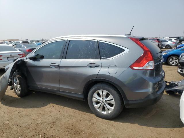 JHLRM4H7XCC015079 - 2012 HONDA CR-V EXL GRAY photo 2