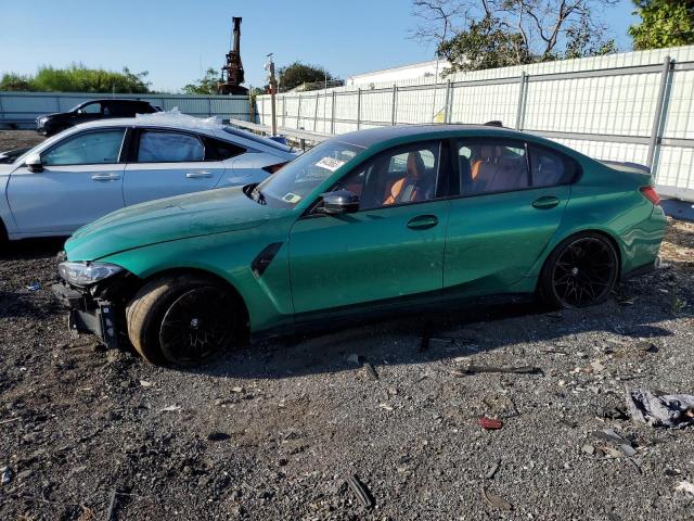 WBS33AY01MFL25735 - 2021 BMW M3 COMPETITION მწვანე ფოტო 1