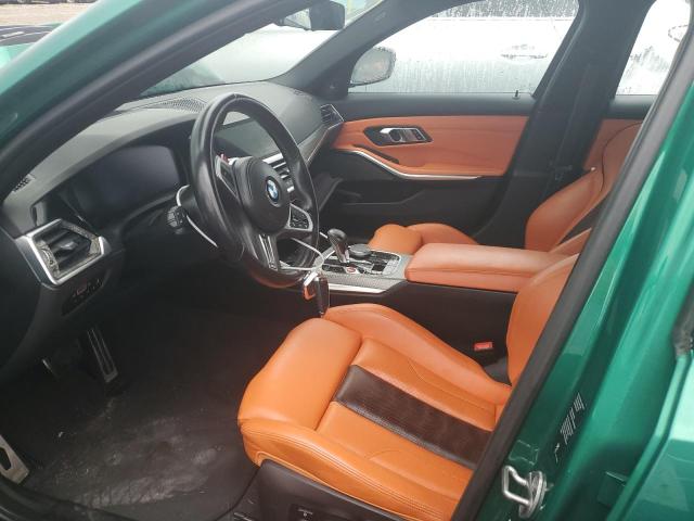 WBS33AY01MFL25735 - 2021 BMW M3 COMPETITION მწვანე ფოტო 7